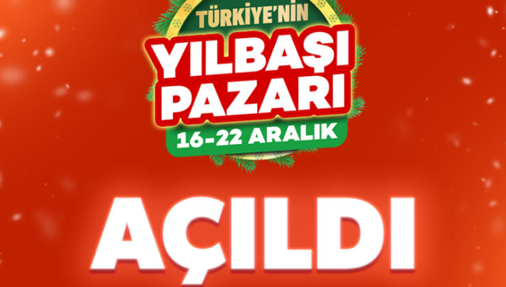 Türkiye’nin en büyük online Yılbaşı Pazarı Hepsiburada’da Açıldı