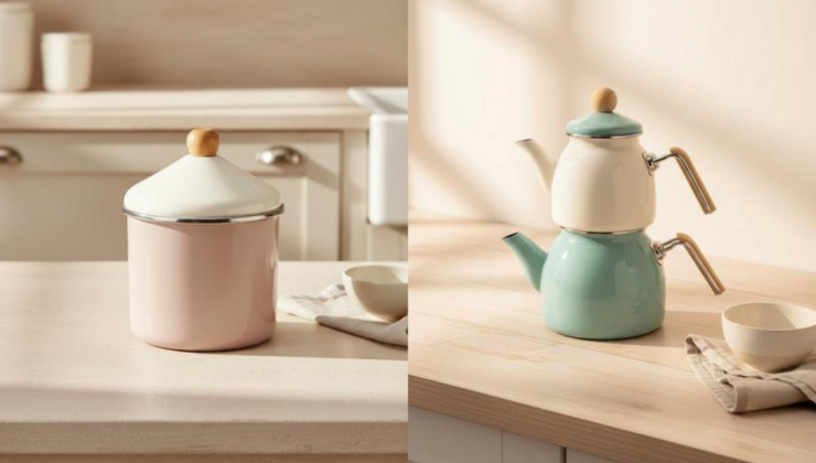 Bambum Nostalji Serisi Ahşap Saplı Emaye Ürünlerle Geldi