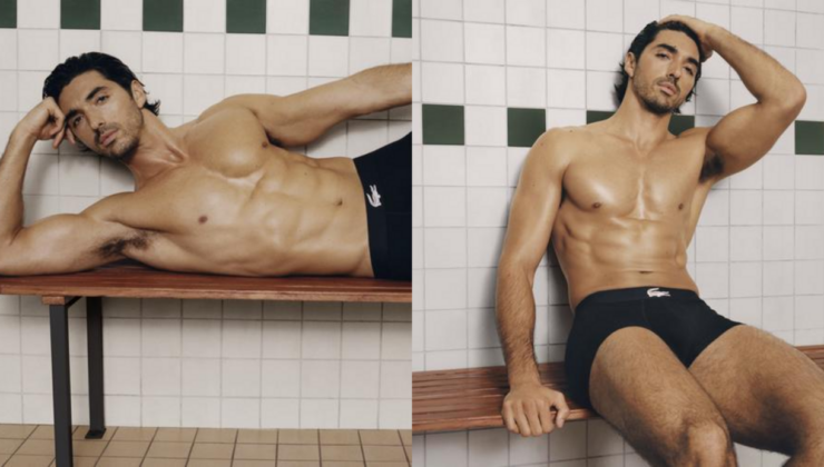 Taylor Zakhar Perez Lacoste İç Giyim Kampanyasında Sessiz Gücü Kutladı