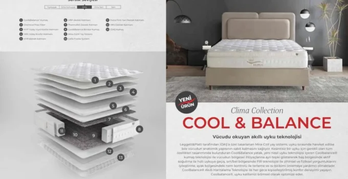 İDAŞ’ın Cool Balance Yatağı: Akıllı Isı Dengesiyle Kesintisiz Uyku Konforu
