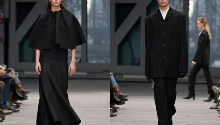 Calvin Klein Koleksiyonunda Zarafet ve Beden Uyumu: Defilenin Göz Kamaştıran Detayları