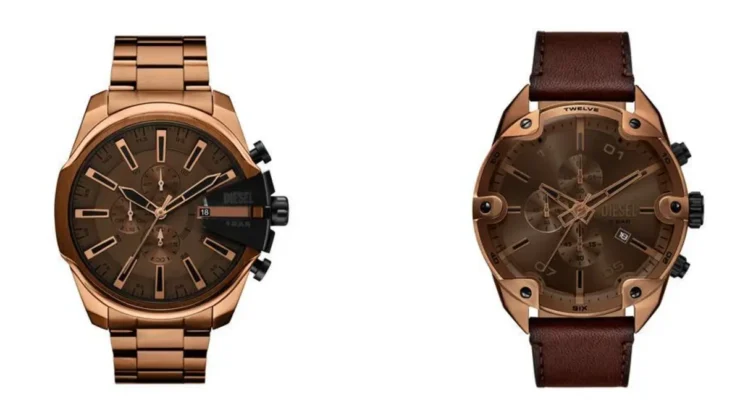 Diesel Saatlerde Bronzun Gücü: Mega Chief Slim ve Spiked Modelle Fark Yaratıyor