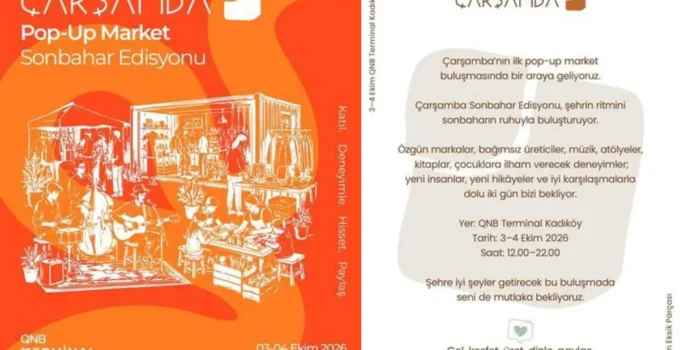 Çarşamba Pop-Up Market Yeni Neslin Buluşma Noktası