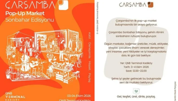 Çarşamba Pop-Up Market Yeni Neslin Buluşma Noktası